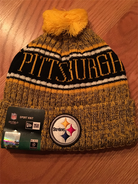PITTSBURGH STEELERS </BR>KNIT HAT 1 $20.00 PITTSBURGH STEELERS </BR>KNIT HAT 1 $20.00